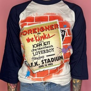 Vintage band tee ft. Foreigner & others